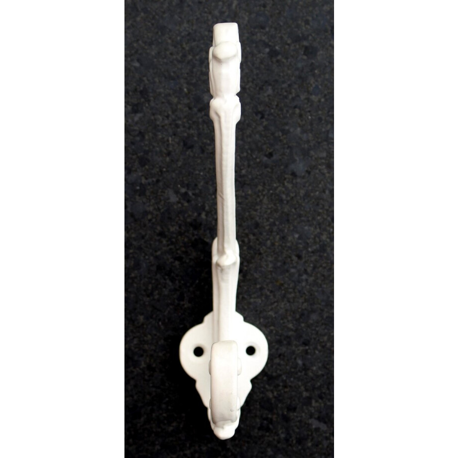 Kapstokhaak dubbel ~ Classic ~ Wit Kapstokhaak dubbel ~ Classic ~ Wit afbeelding 1