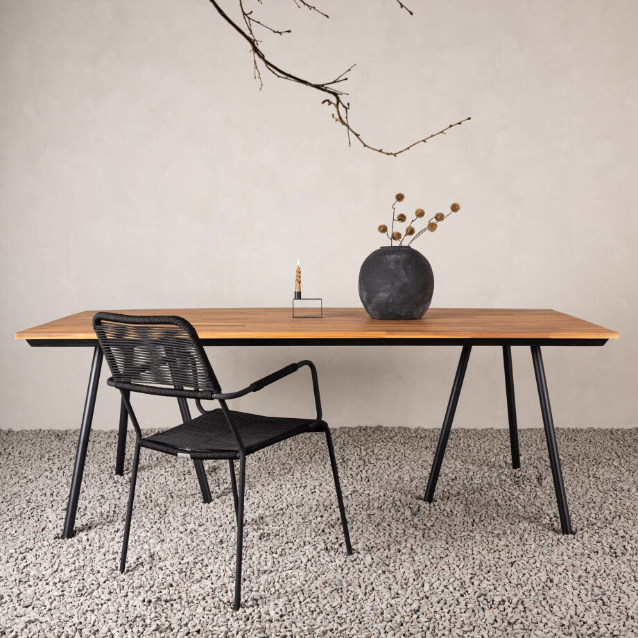 Nohr Tuintafel 'Terral' Acaciahout, 200 x 100cm afbeelding 1