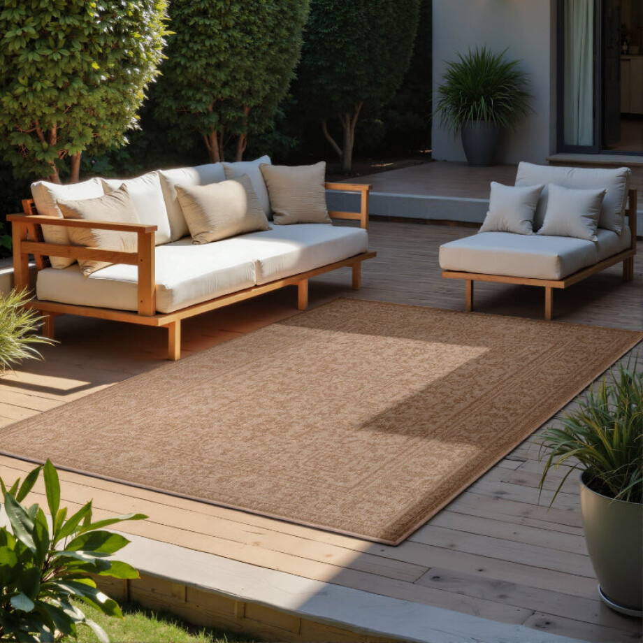 Vloerkleed Kona Rechthoekig - Jute Wit 290x200cm - Polypropyleen - Dekbed-Discounter.nl afbeelding 