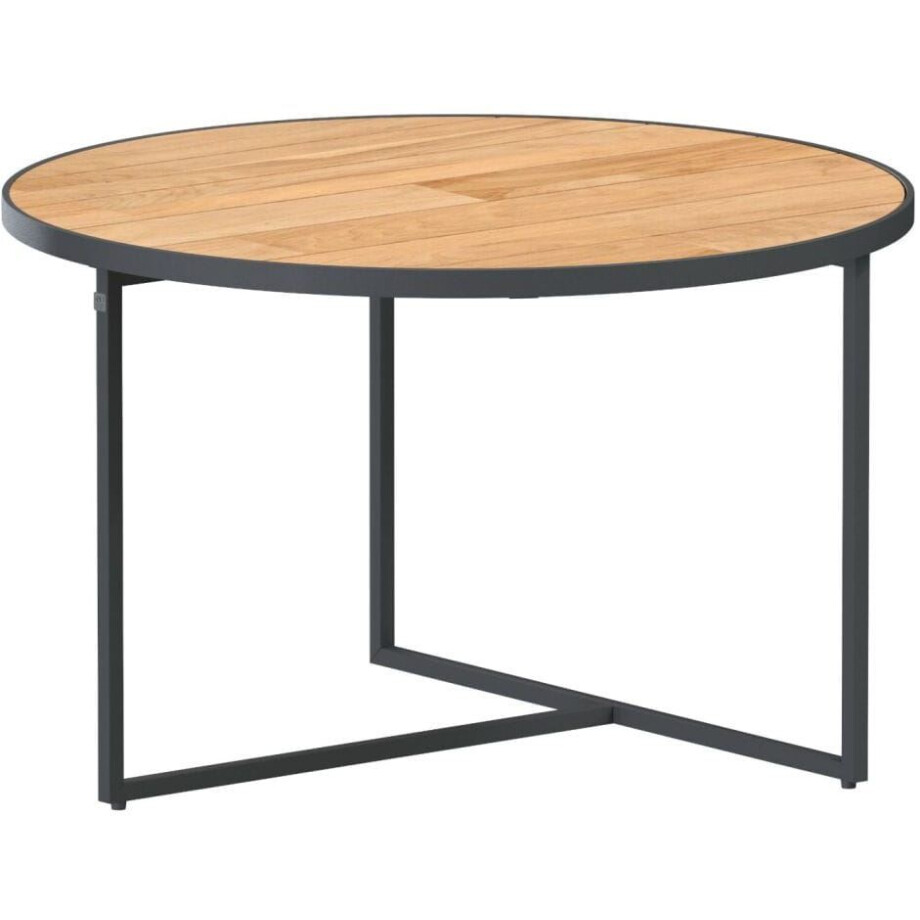 4 Seasons Outdoor Salontafel Strada Teak Ø58,5 cm afbeelding 