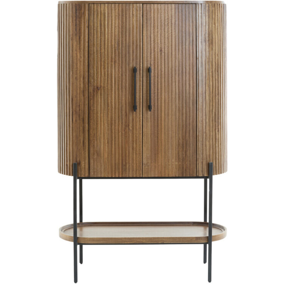 Light & Living Opbergkast 'Dumosi' Mangohout, 165 x 100cm, kleur Bruin afbeelding 1