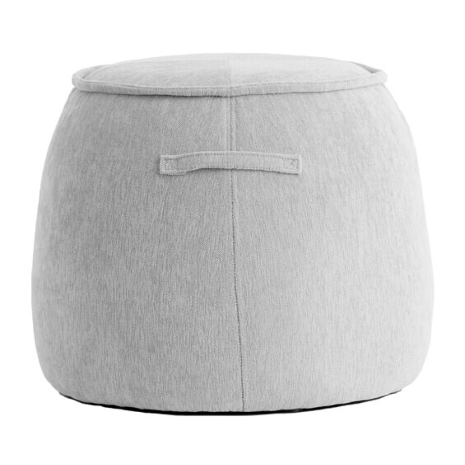 Light & Living Poef 'Sibiu' 50cm, kleur Zand afbeelding 1