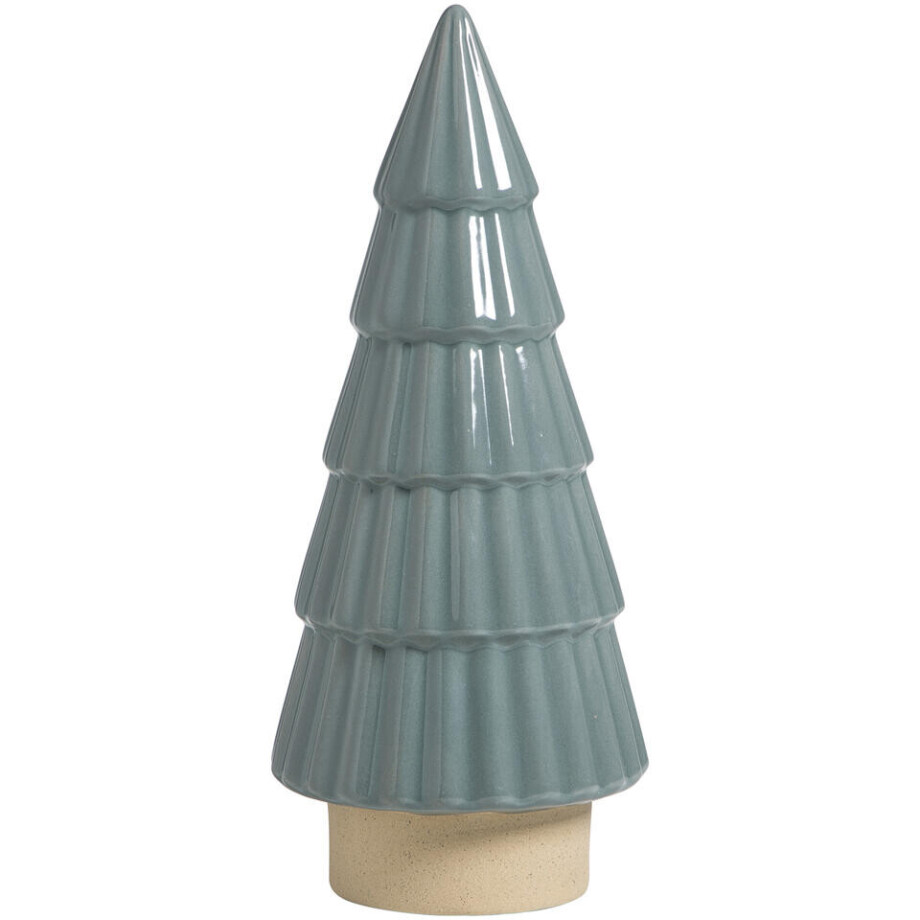 Leen Bakker - Beeld Kerstboom 27xØ12 Cm - Keramiek - Groen afbeelding 1