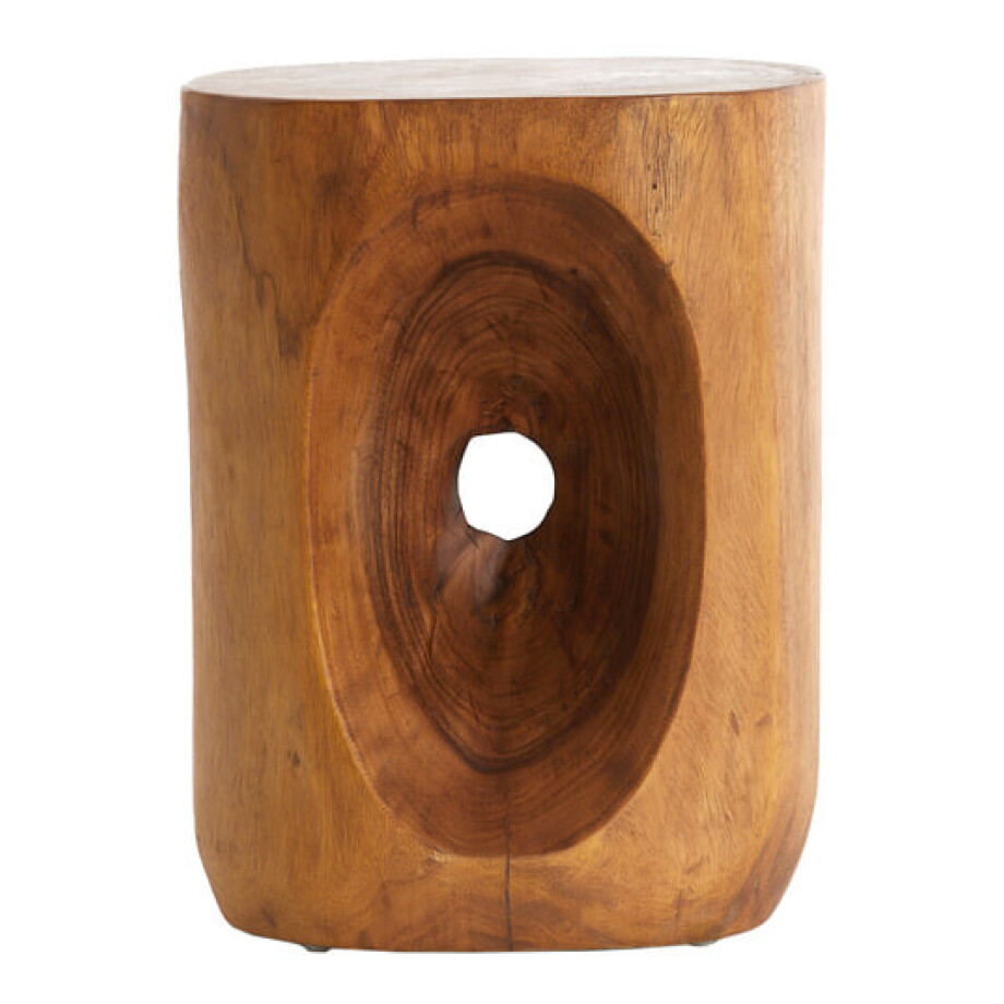 Light & Living Bijzettafel 'Morilo' Suarhout, 35 x 29cm afbeelding 1