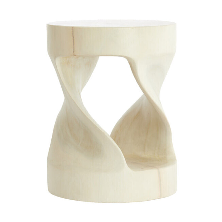 Light & Living Bijzettafel 'Lovago' 35cm, kleur Naturel Light & Living Bijzettafel 'Lovago' 35cm, kleur Naturel afbeelding 1