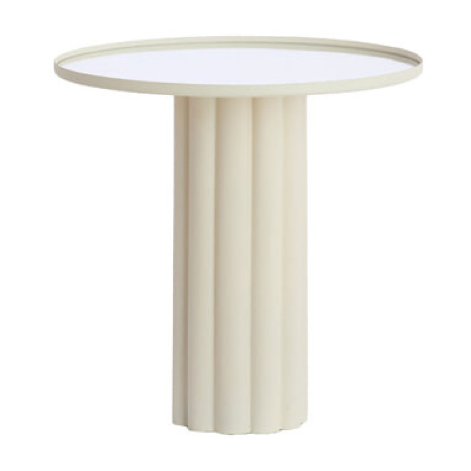 Light & Living Bijzettafel 'Rosario' 50cm hoog, kleur Crème afbeelding 1