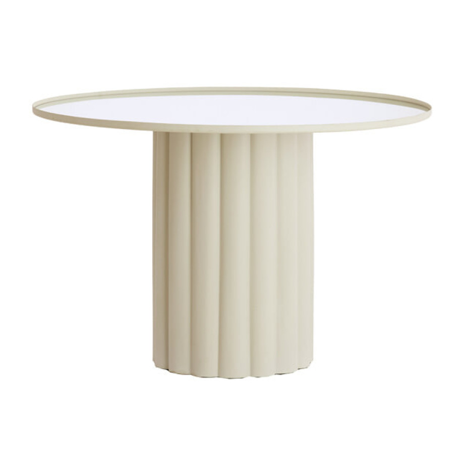 Light & Living Bijzettafel 'Rosario' 60cm hoog, kleur Crème afbeelding 1