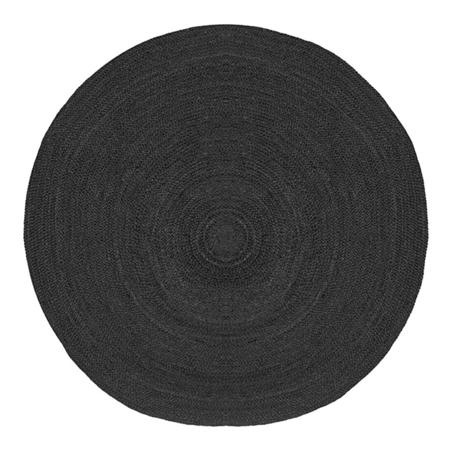 LABEL51 Vloerkleed 'Jute' 180cm, kleur Zwart afbeelding 1