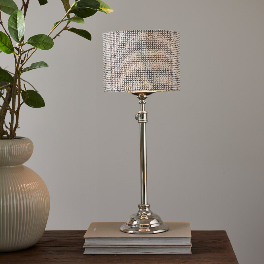 Rivièra Maison Lampenkap 'Baker' Linnen, 20cm afbeelding 1