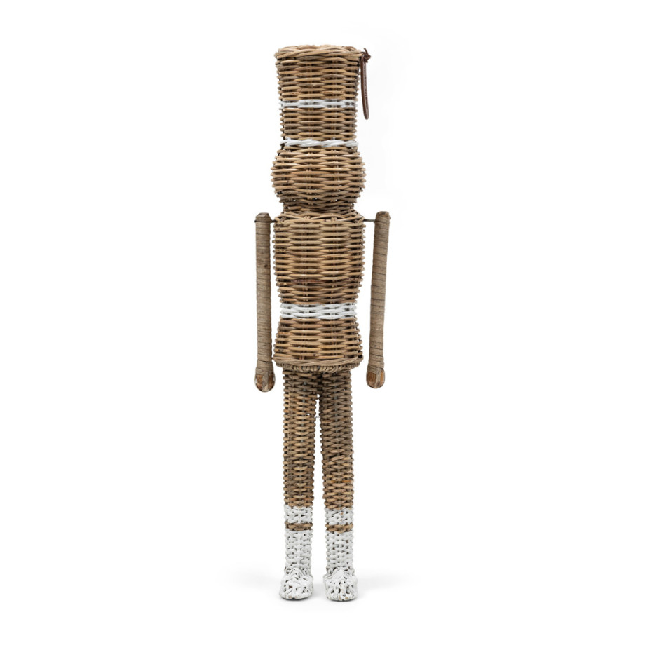 Rattan Decoratiebeeld Nutcracker afbeelding 1