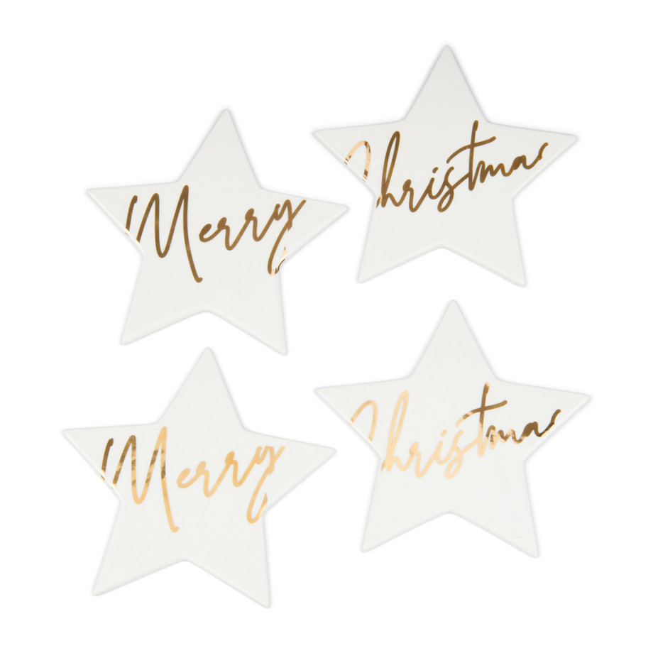 Onderzetters Merry Christmas Star afbeelding 1