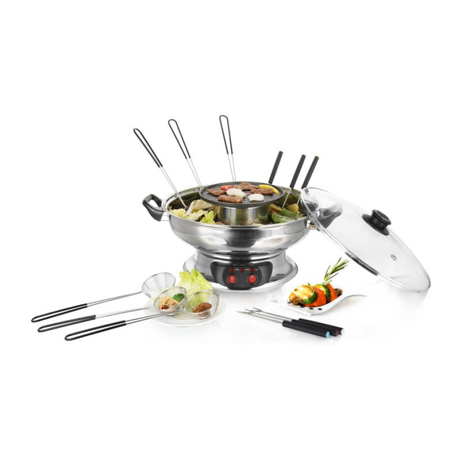 Emerio Asian fondue en grill - 6 personen afbeelding 1