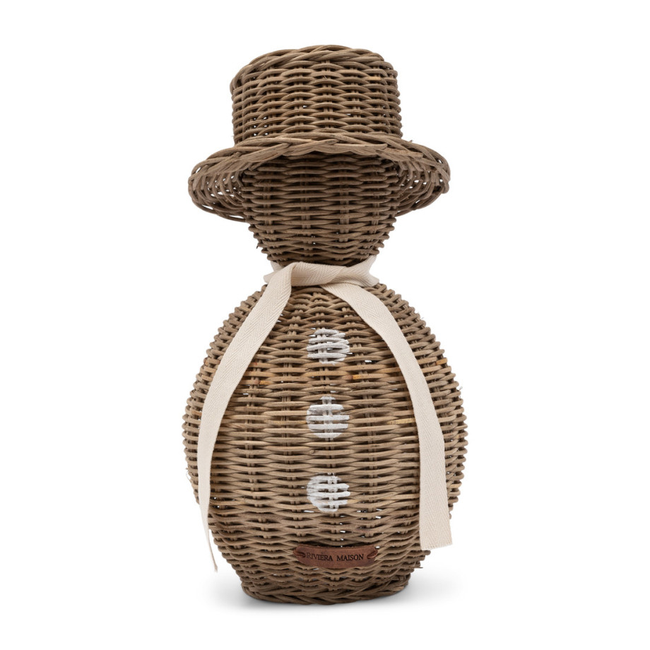 Rattan Decoratie Snowman L afbeelding 1