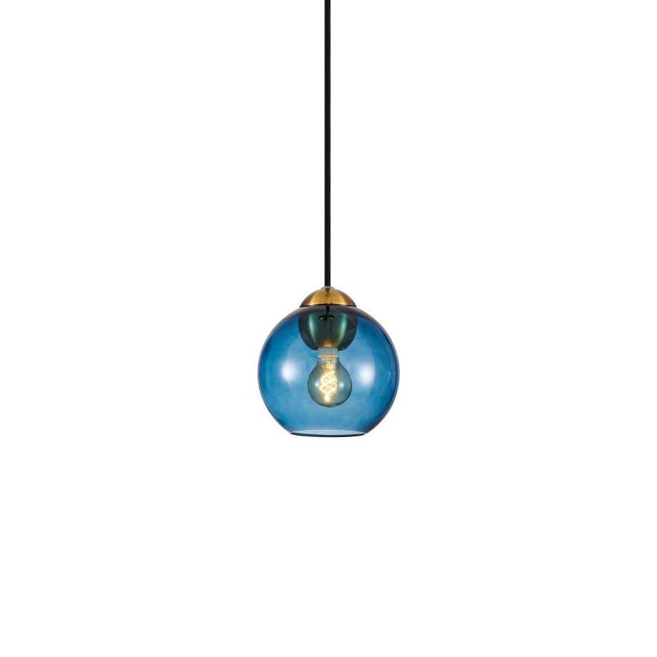 Halo Design Hanglamp 'Bubbles' Ø14cm, kleur Blauw afbeelding 1