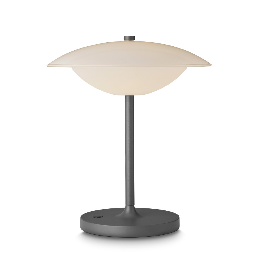 Halo Design Tafellamp 'Baroni Move' Oplaadbaar, 26cm, kleur Antraciet afbeelding 1