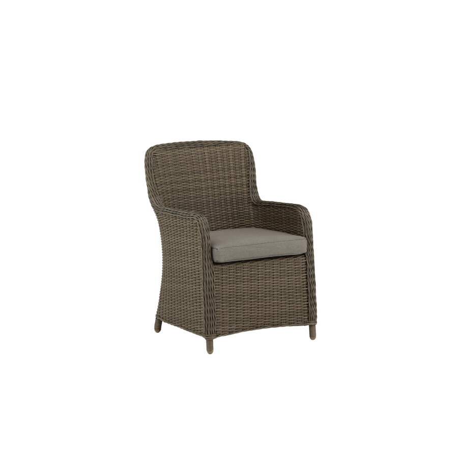 Nohr Tuinstoel 'Froilan' Rattan, kleur Bruin Nohr Tuinstoel 'Froilan' Rattan, kleur Bruin afbeelding 1