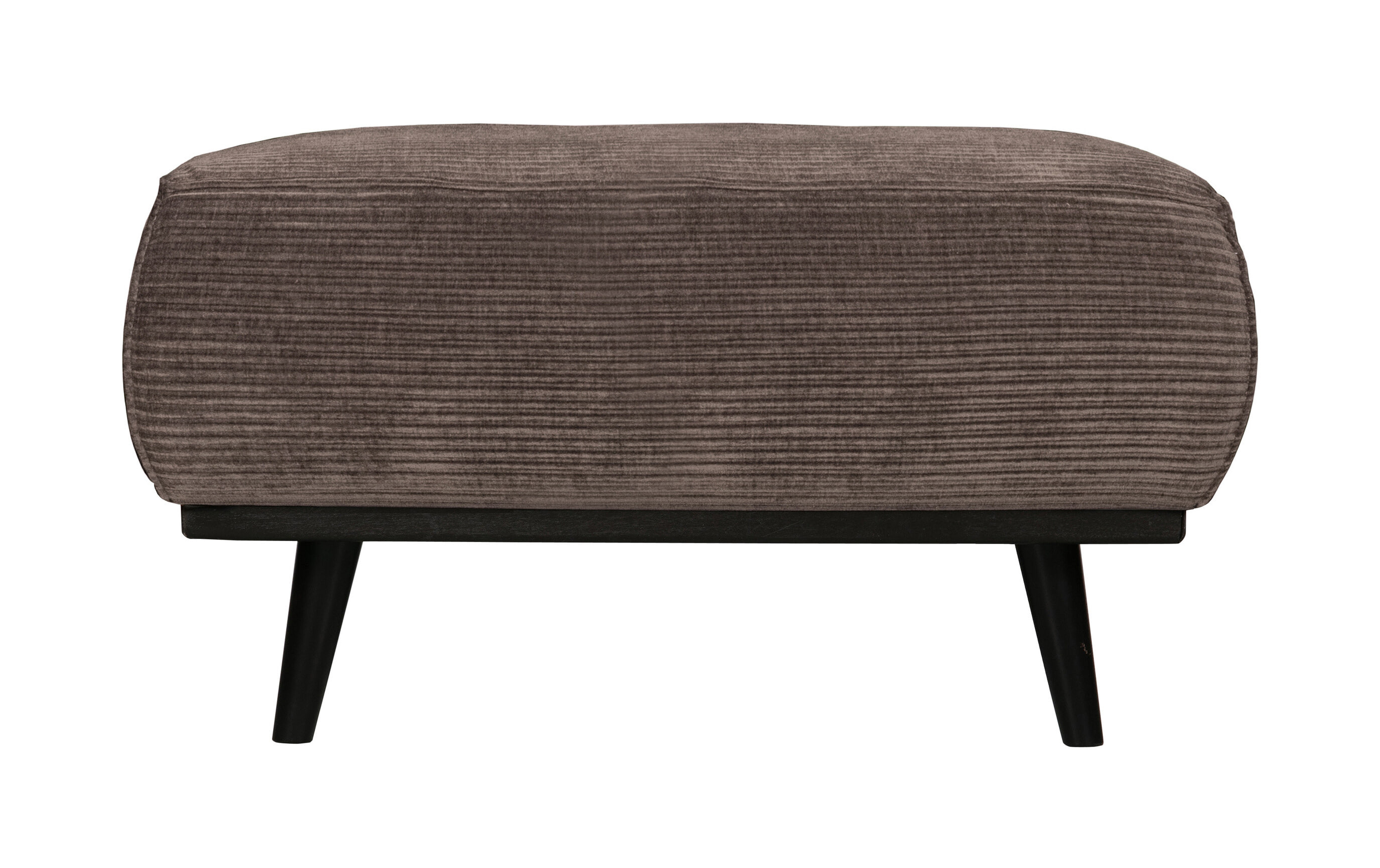 BePureHome Hocker 'Statement' Rib, kleur Taupe afbeelding 1