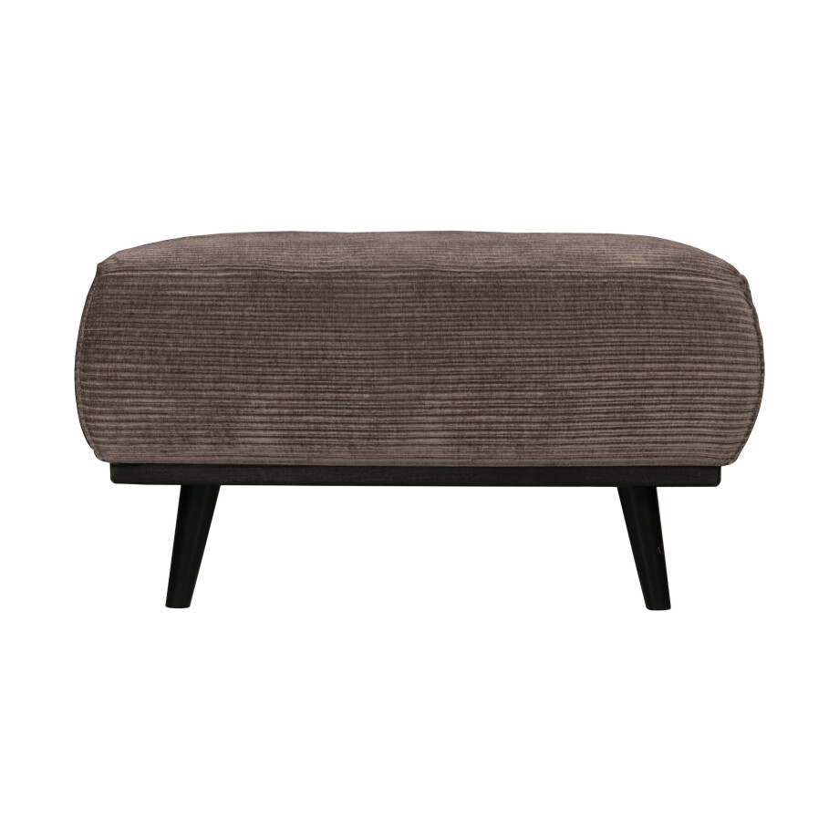 WOOOD Hocker 'Statement' Rib, kleur Taupe afbeelding 1