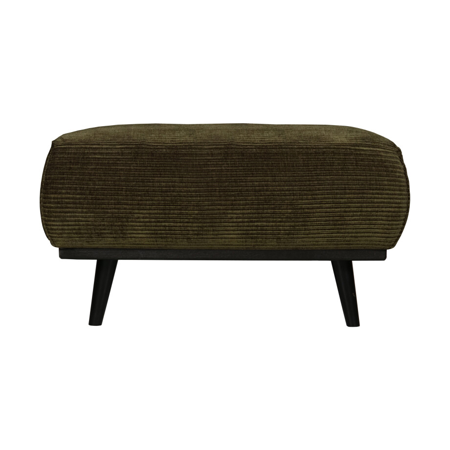 WOOOD Hocker 'Statement' Rib, kleur Warm Groen afbeelding 1