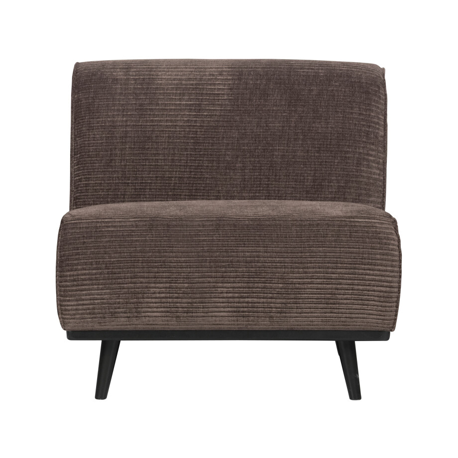 WOOOD Bank 'Statement' 1-zits Element, Rib, kleur Taupe WOOOD Bank 'Statement' 1-zits Element, Rib, kleur Taupe afbeelding 1