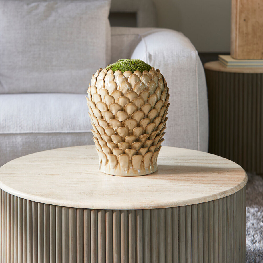 Rivièra Maison Plantenpot 'Artichoke' Keramiek, 34cm afbeelding 1