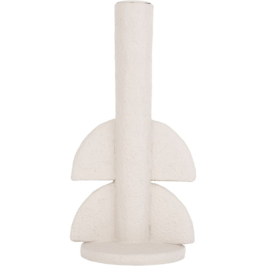 Present Time Kandelaar Half Bubbles - Wit - 11x9,5x22cm - Modern afbeelding 1