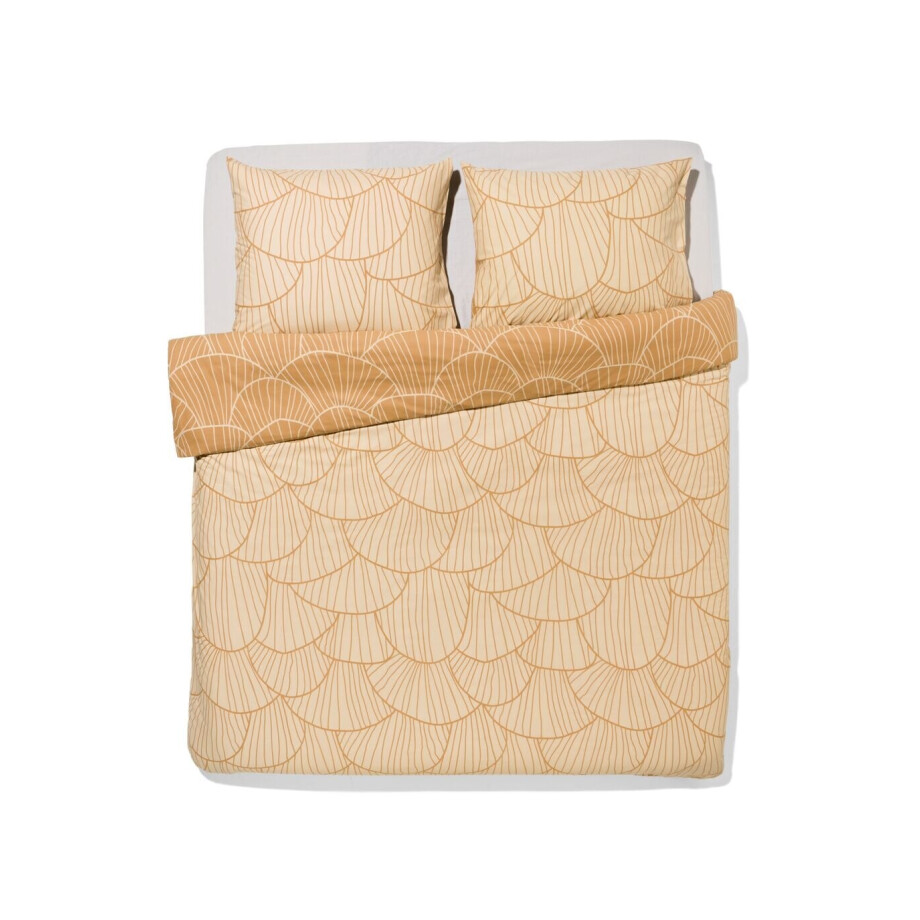 HEMA HEMA Dekbedovertrek 240x200/220cm Zacht Katoen Schelpen Zand (beige) HEMA HEMA Dekbedovertrek 240x200/220cm Zacht Katoen Schelpen Zand (beige) afbeelding 1