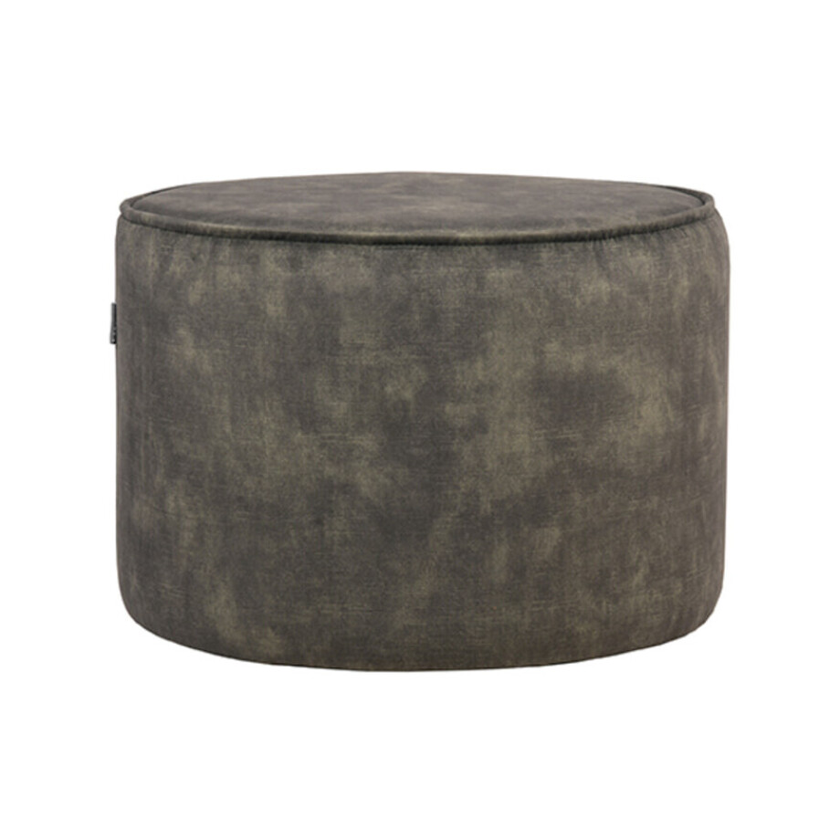 LABEL51 Poef 'Tibo' Velvet, kleur Groen afbeelding 1