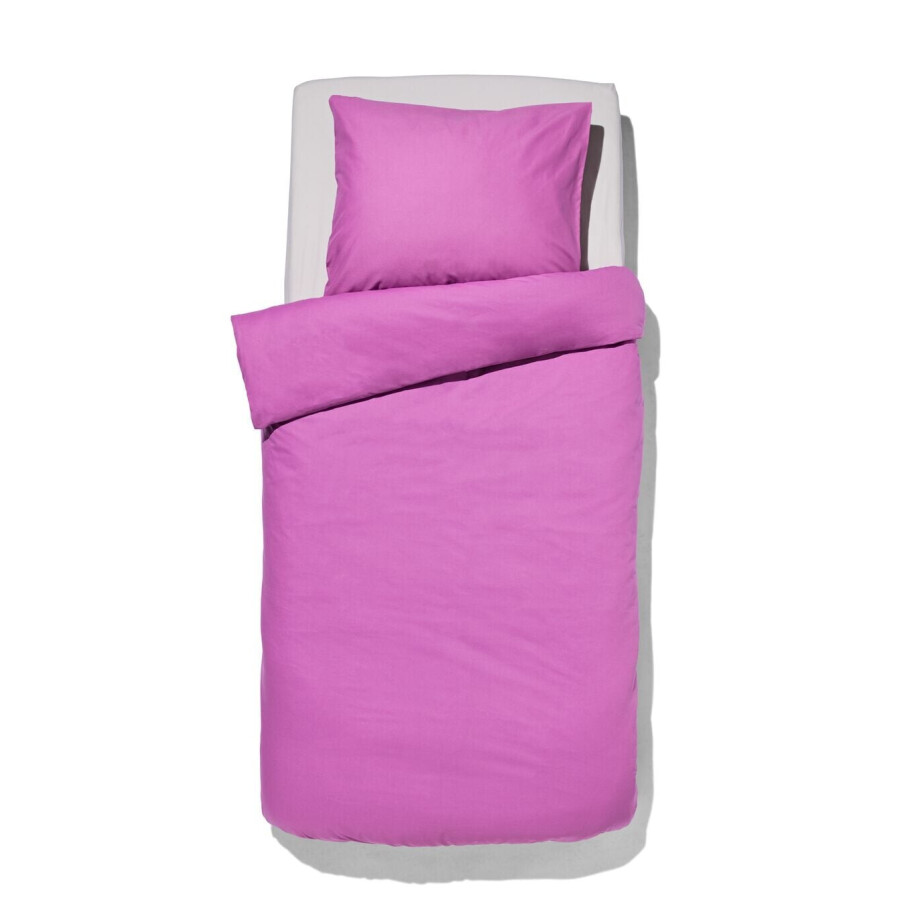 HEMA HEMA Dekbedovertrek 140x200/220cm Zacht Katoen Violet (violet paars) HEMA HEMA Dekbedovertrek 140x200/220cm Zacht Katoen Violet (violet paars) afbeelding 1
