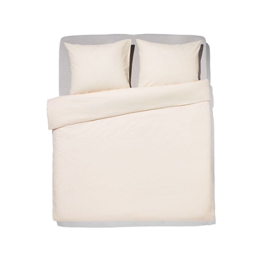 HEMA HEMA Dekbedovertrek 200x200/220cm Zacht Katoen Beige (beige) HEMA HEMA Dekbedovertrek 200x200/220cm Zacht Katoen Beige (beige) afbeelding 1