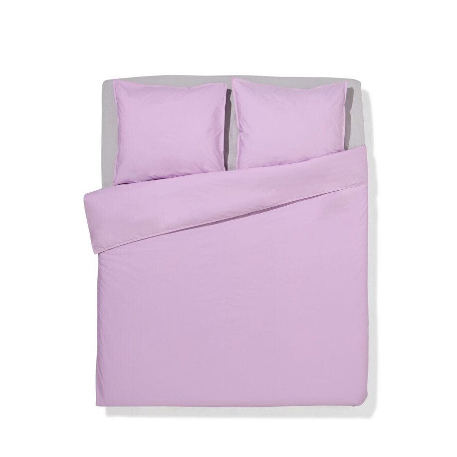 HEMA HEMA Dekbedovertrek 200x200/220cm Hotel Katoen Percal Lila (lila) afbeelding 1