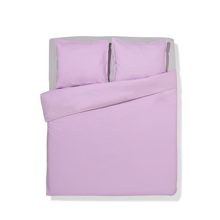HEMA HEMA Dekbedovertrek 240x200/220cm Percal Lila (lila) HEMA HEMA Dekbedovertrek 240x200/220cm Percal Lila (lila) afbeelding 1