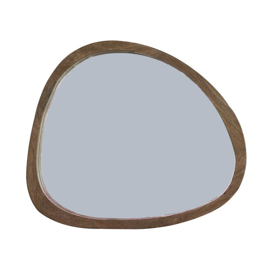 Light & Living Spiegel 'Sonora' 80cm, kleur Donkerbruin Light & Living Spiegel 'Sonora' 80cm, kleur Donkerbruin afbeelding