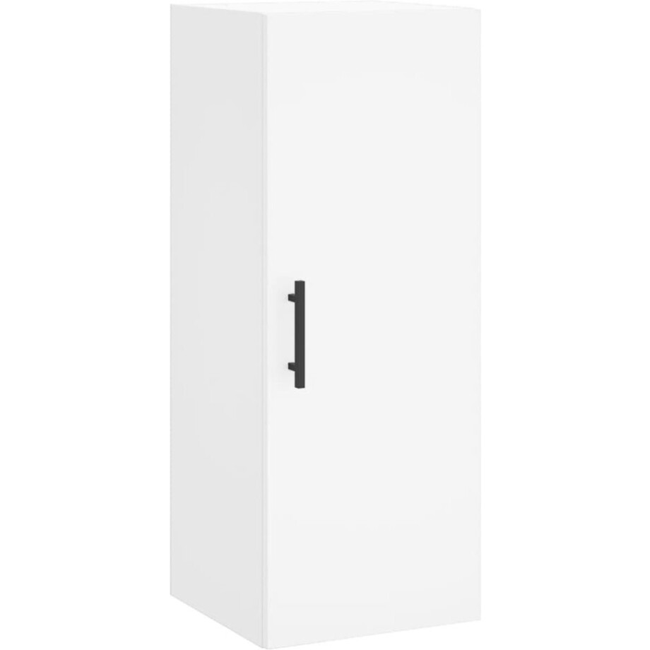 vidaXL - Bovenkast - 34,5x34x90 - cm - wit vidaXL - Bovenkast - 34,5x34x90 - cm - wit afbeelding 1