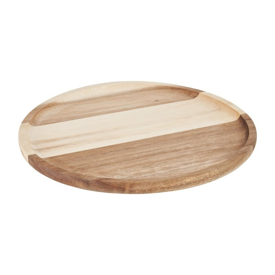 Acacia tray rond - ø28 cm afbeelding 