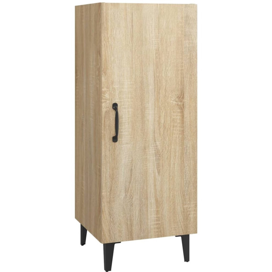 vidaXL Dressoir 34,5x34x90 cm bewerkt hout sonoma eikenkleurig vidaXL Dressoir 34,5x34x90 cm bewerkt hout sonoma eikenkleurig afbeelding 1