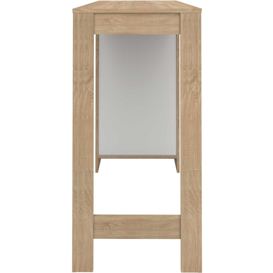 Bartafel Aravis 115x50 Met Opbergruimte - Eik afbeelding 1