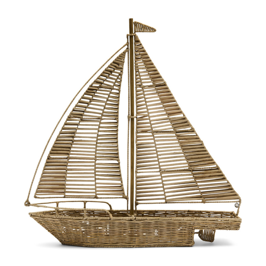 Decoratie Sailboat Rustic Rattan XL afbeelding 1