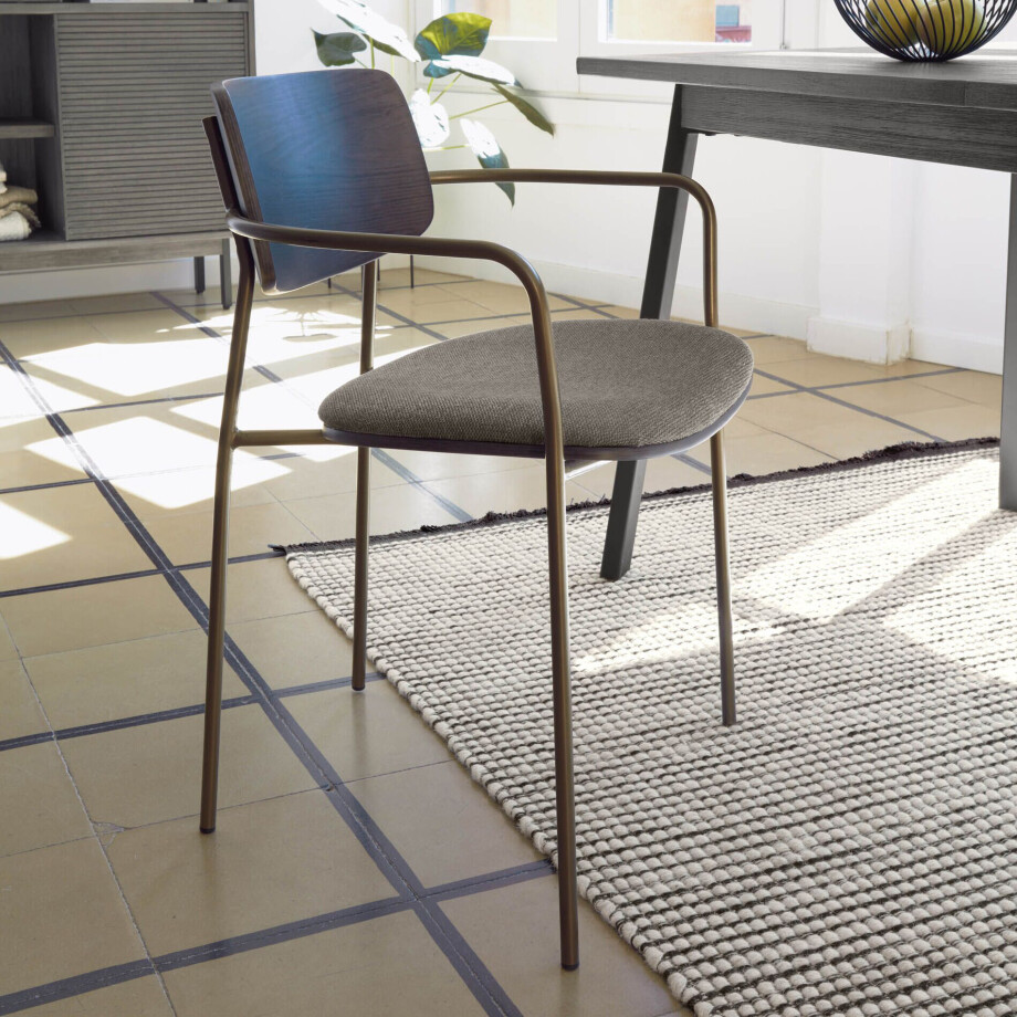 Kave Home Eetkamerstoel 'Maureen' kleur Essen Kave Home Eetkamerstoel 'Maureen' kleur Essen afbeelding 1