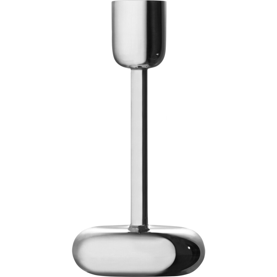 iittala Nappula Kandelaar zilver – Kaarsenhouder metaal – Kaarsenstandaard - 183mm iittala Nappula Kandelaar zilver – Kaarsenhouder metaal – Kaarsenstandaard - 183mm afbeelding 1