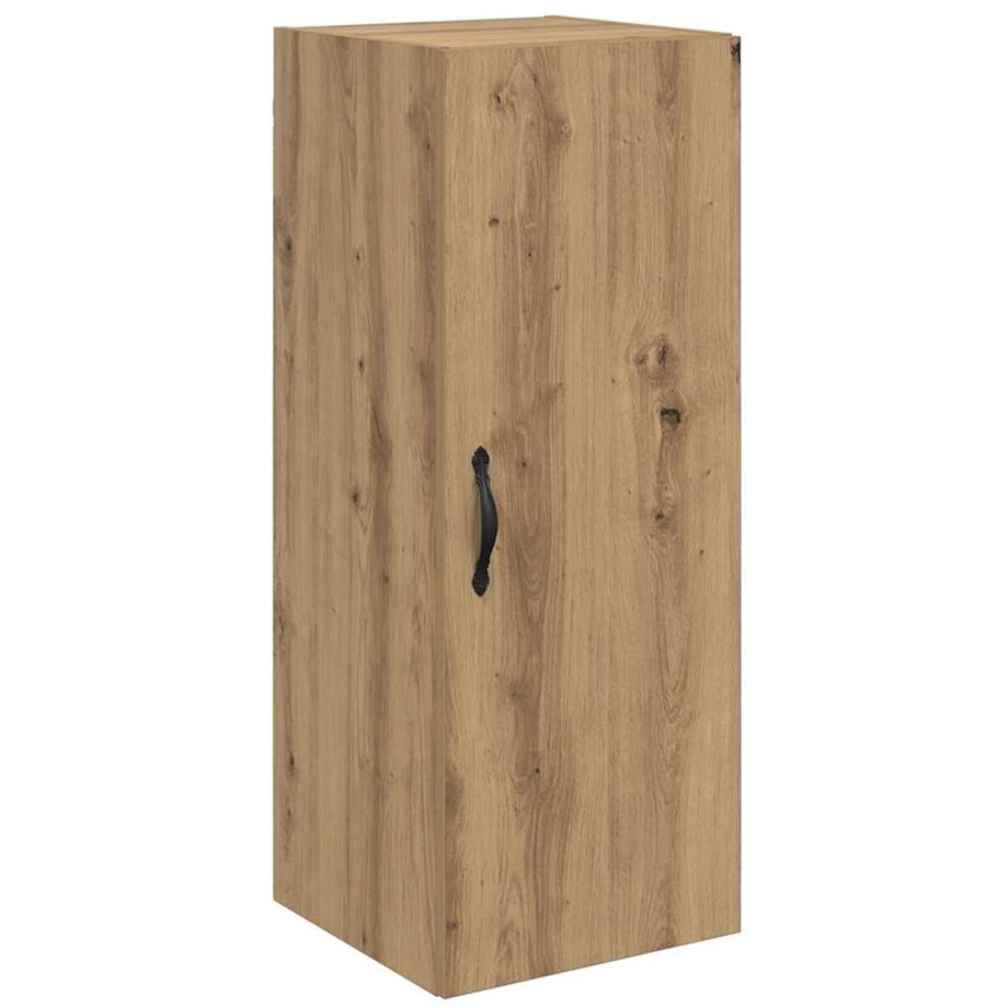 vidaXL - Wandkast - Artisan - Eiken - 34,5 - x - 34 - x - 90 - cm - Bewerkt - hout vidaXL - Wandkast - Artisan - Eiken - 34,5 - x - 34 - x - 90 - cm - Bewerkt - hout afbeelding 1