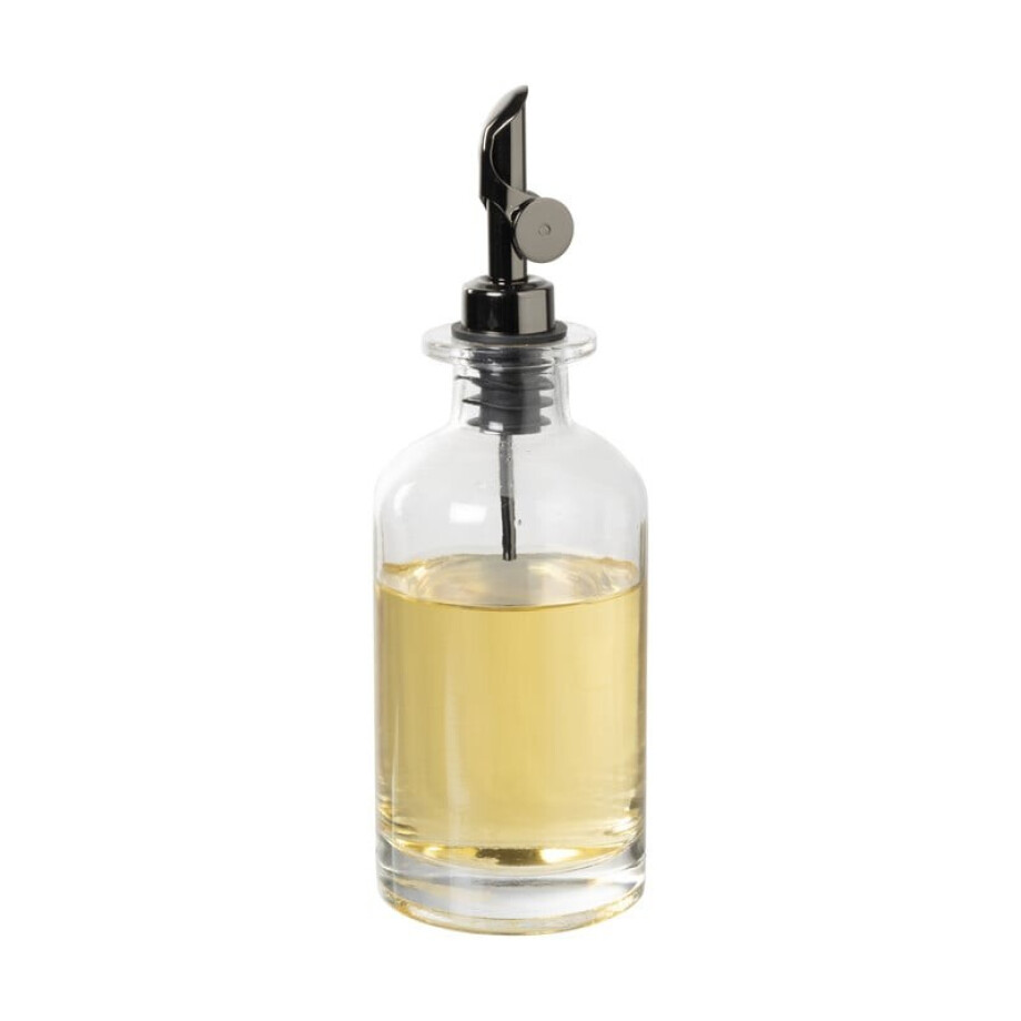 Olie- en azijnfles rond - glas - ø7x21.5 cm afbeelding 