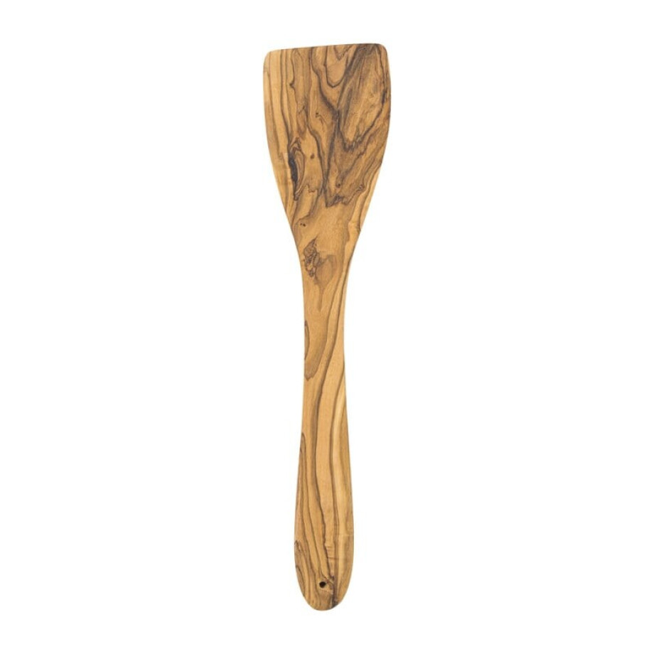 Spatel olijfhout - bruin - 30 cm afbeelding 
