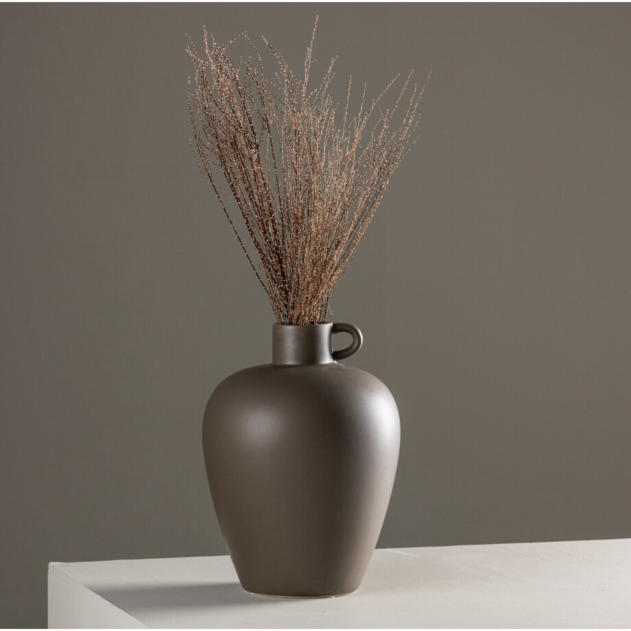 Nohr Vaas 'Calin' 33cm hoog, kleur Bruin Nohr Vaas 'Calin' 33cm hoog, kleur Bruin afbeelding 1