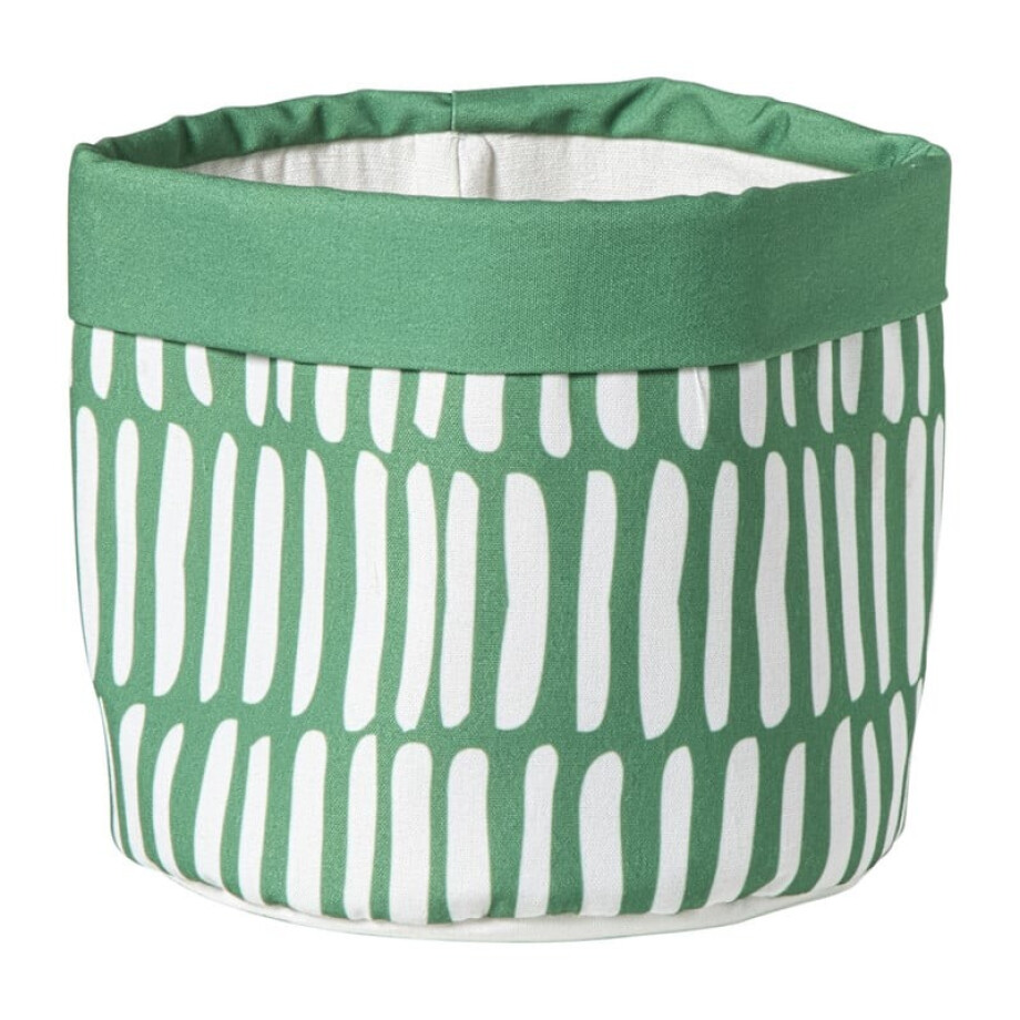 Broodmandje groot - donkergroen - ø20x18 cm afbeelding 