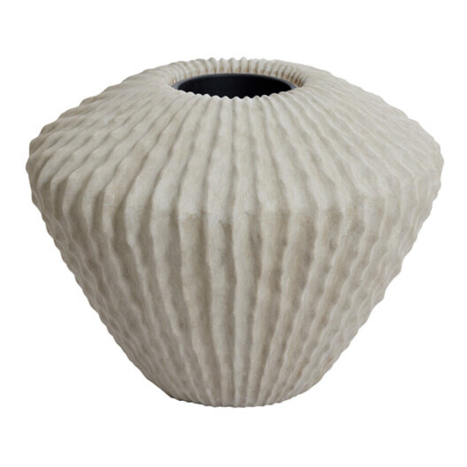 Light & Living Vaas 'Cacti' 53cm hoog, kleur Beige Light & Living Vaas 'Cacti' 53cm hoog, kleur Beige afbeelding 1