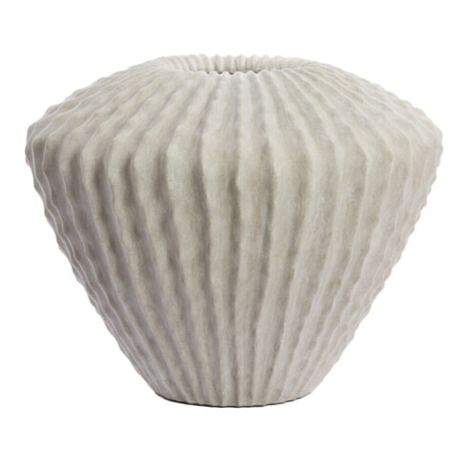 Light & Living Vaas 'Cacti' 45cm hoog, kleur Beige Light & Living Vaas 'Cacti' 45cm hoog, kleur Beige afbeelding 1