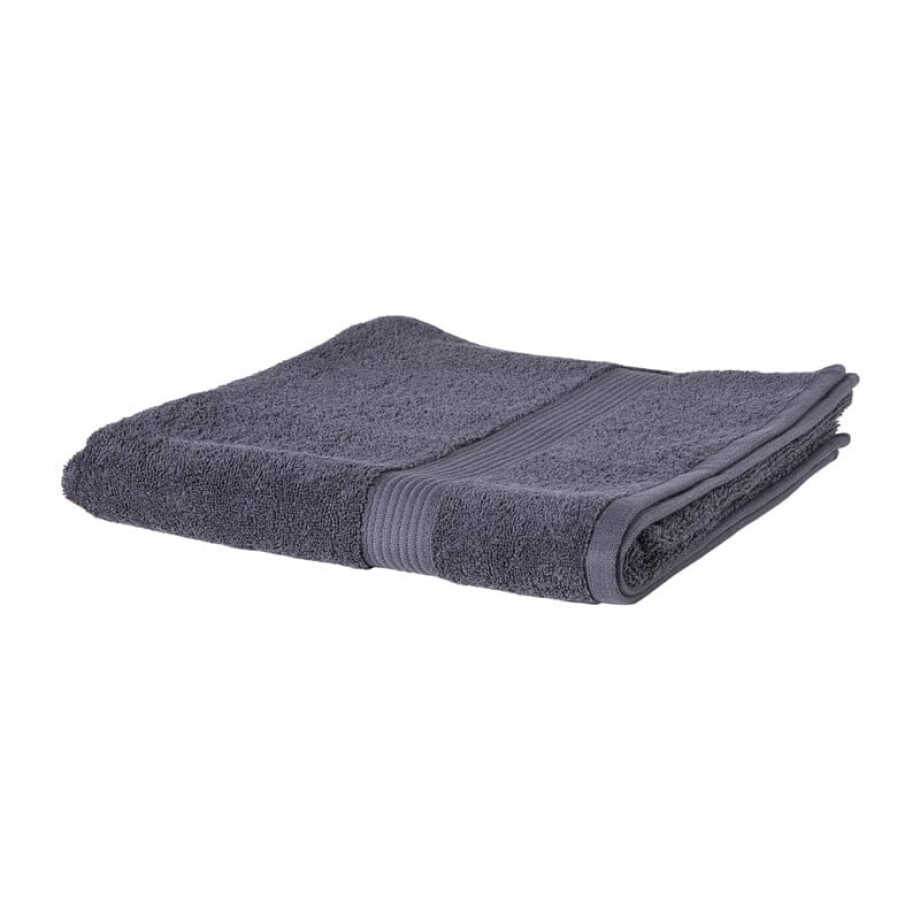 Handdoek XL - grijs - 70x140 cm afbeelding 
