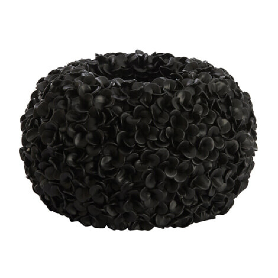 Light & Living Vaas 'Phylia' ø38cm, kleur Mat Zwart Light & Living Vaas 'Phylia' ø38cm, kleur Mat Zwart afbeelding 1