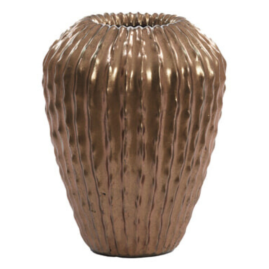Light & Living Vaas 'Cacti' 37cm hoog, kleur Antiek Brons afbeelding 1